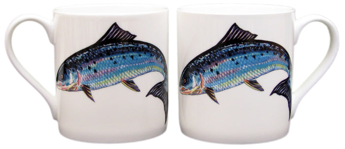 Salmon Mug (large size) table setting