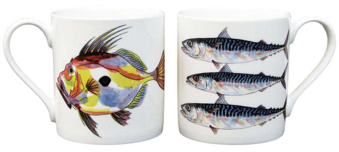 Mackerel & John Dory Mug (large size) table setting