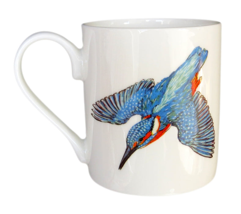 Richard Bramble Kingfisher Mug (medium straight sided) 