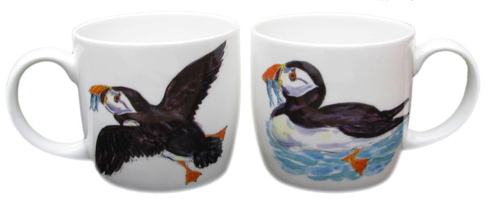 Puffin Mug (medium round sided) size & rim guide