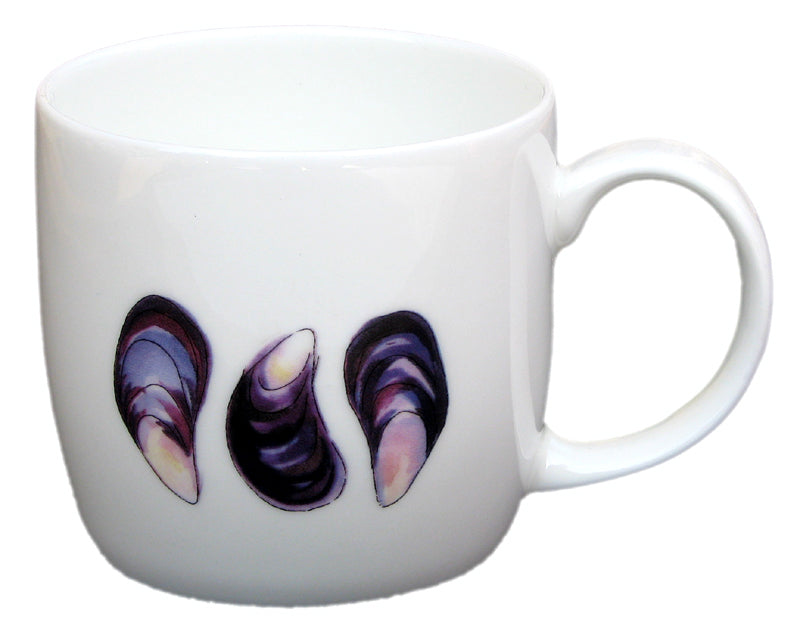 Mussels Mug (medium size) by Richard Bramble