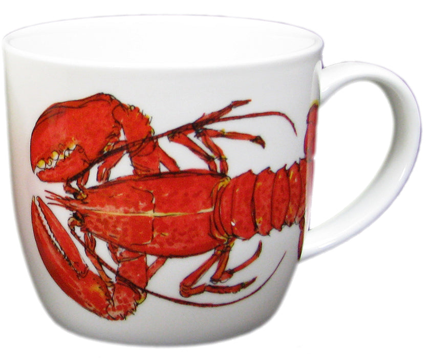 Red Lobster Mug (medium round sided)