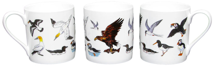 Seabirds Mug (large size) table setting
