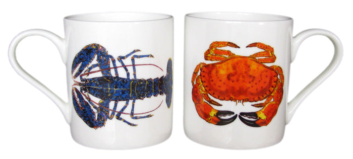 Crab & Lobster Small Mug table setting