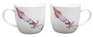 Richard Bramble Squid Mug (medium size) pair