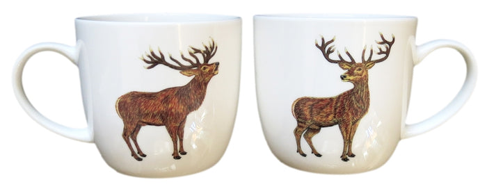 Stags Mug (medium round sided) size & rim guide