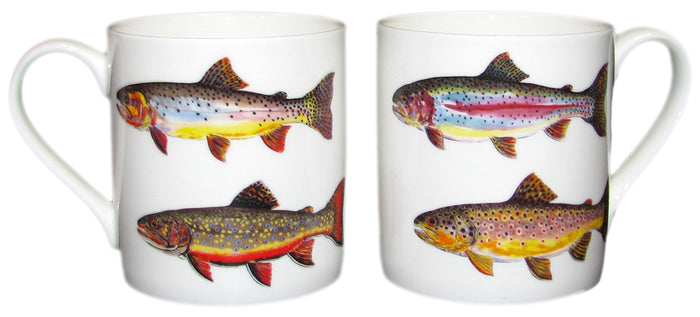 Trout Mug (large size) table setting