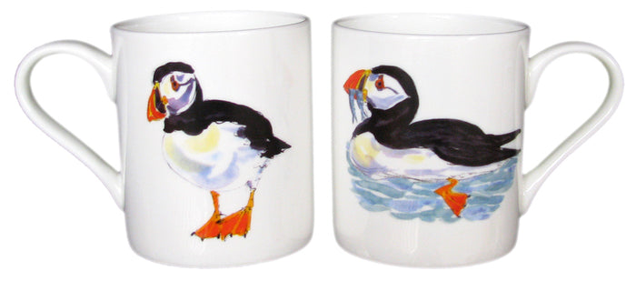 Puffins Small Mug table setting