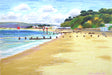 Canford Cliffs from Branksome Chine by Richard Bramble