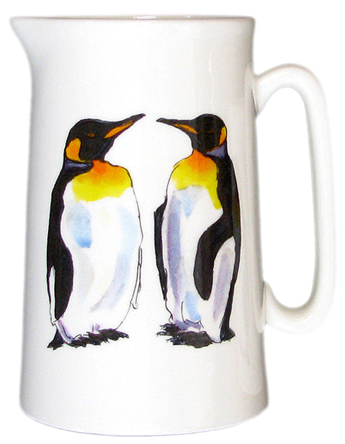 King Penguin 1 Pint Jug styled on the table
