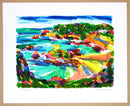 Portelet Bay Jersey from above artist print