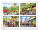 Borough Market 4 Views limited edition print large size (printed to order)