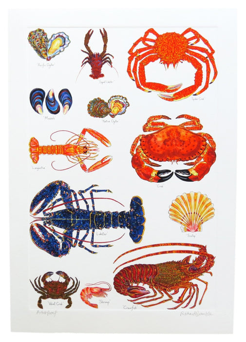 Shellfish Print by Richard Bramble