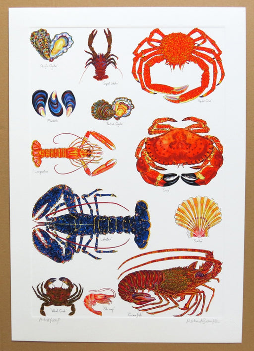 Richard Bramble Shellfish Print