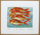 Shoal of Red Mullet print no text