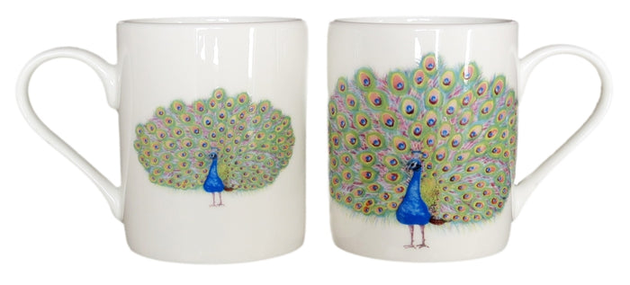 Peacock Small Mug table setting