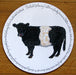 Belted Galloway Cow Tablemat by Richard Bramble