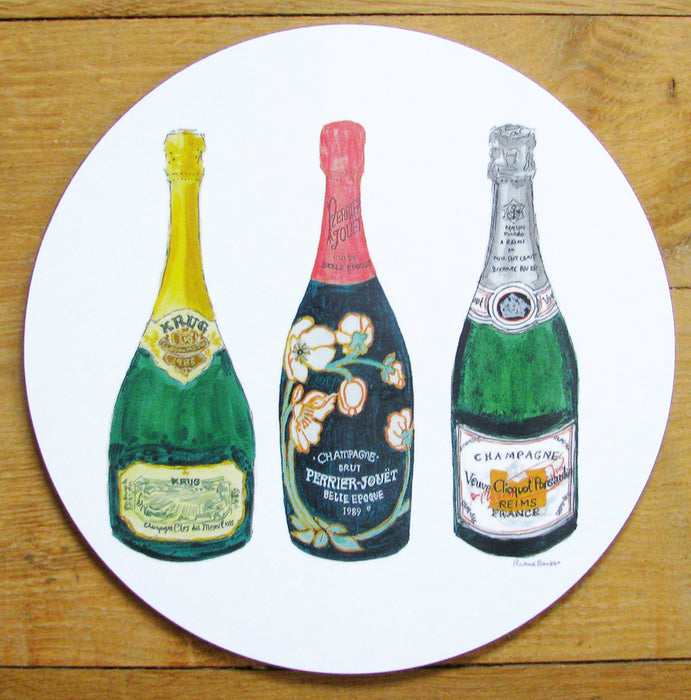 Richard Bramble Champagnes 2 Tablemat
