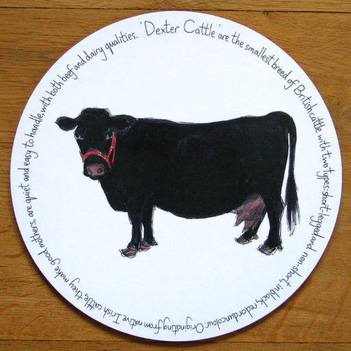 Dexter Cow Tablemat by Richard Bramble