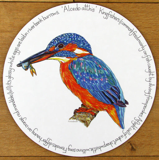 Kingfisher Tablemat by Richard Bramble