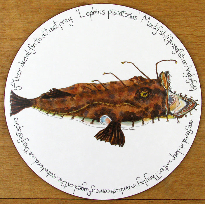 Monkfish Tablemat by Richard Bramble