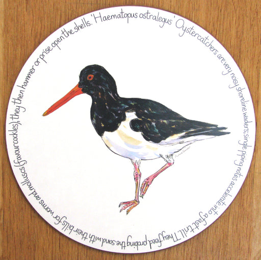 Oystercatcher Standing Tablemat by Richard Bramble