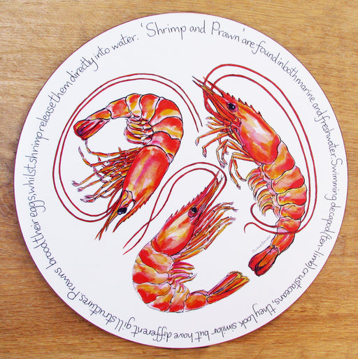 Richard Bramble Shrimp & Prawn Tablemat