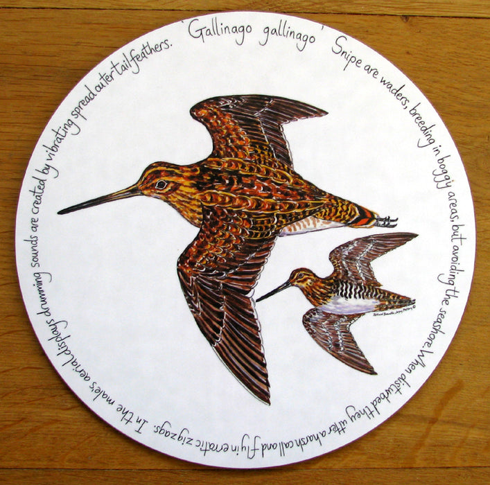 Snipe Tablemat by Richard Bramble