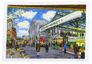 Borough Market Tea Towel by Richard Bramble