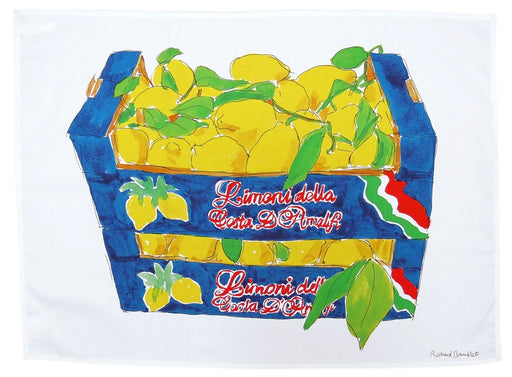 Richard Bramble Lemons Tea Towel
