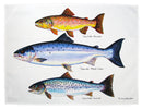 Salmon & Trout Tea Towel