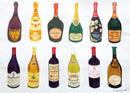 Wine & Champagne Tea Towel