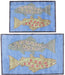 Turtle Mat - Gamefish Blue Design (Small & Large)