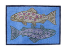 Gamefish Blue Design MEDIUM Size Floor Mat